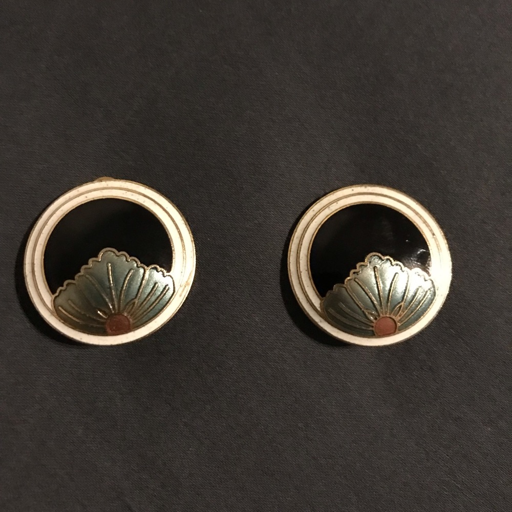 80s Clip On Earrings